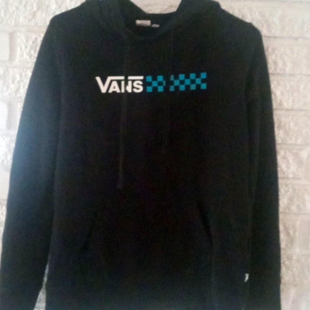 Sz S Vans black and blue hooded sweatshirt
